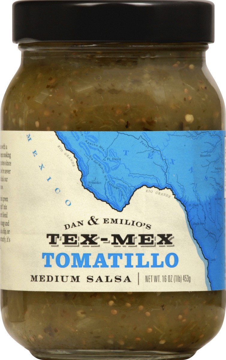 slide 1 of 9, Dan & Emilios Tomatilla Salsa - 16 oz, 16 oz