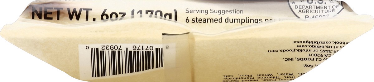 slide 4 of 5, Bibigo Chicken & Vegetable Steamed Dumplings , 6 oz