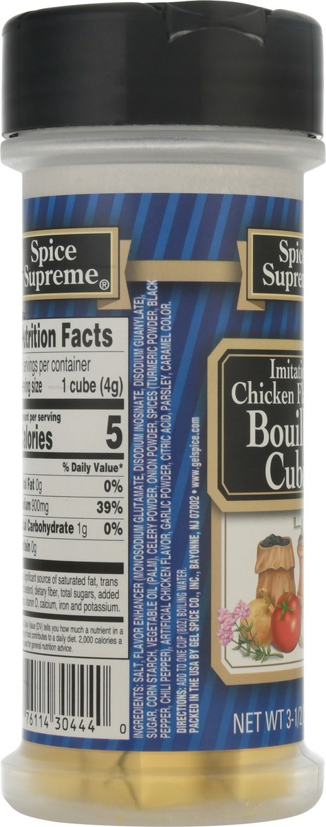 slide 11 of 12, Spice Supreme Imitation Chicken Flavored Bouillon Cubes 25 ea, 25 ct