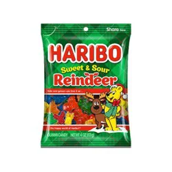Haribo Sweet and Sour Reindeer - 4 oz