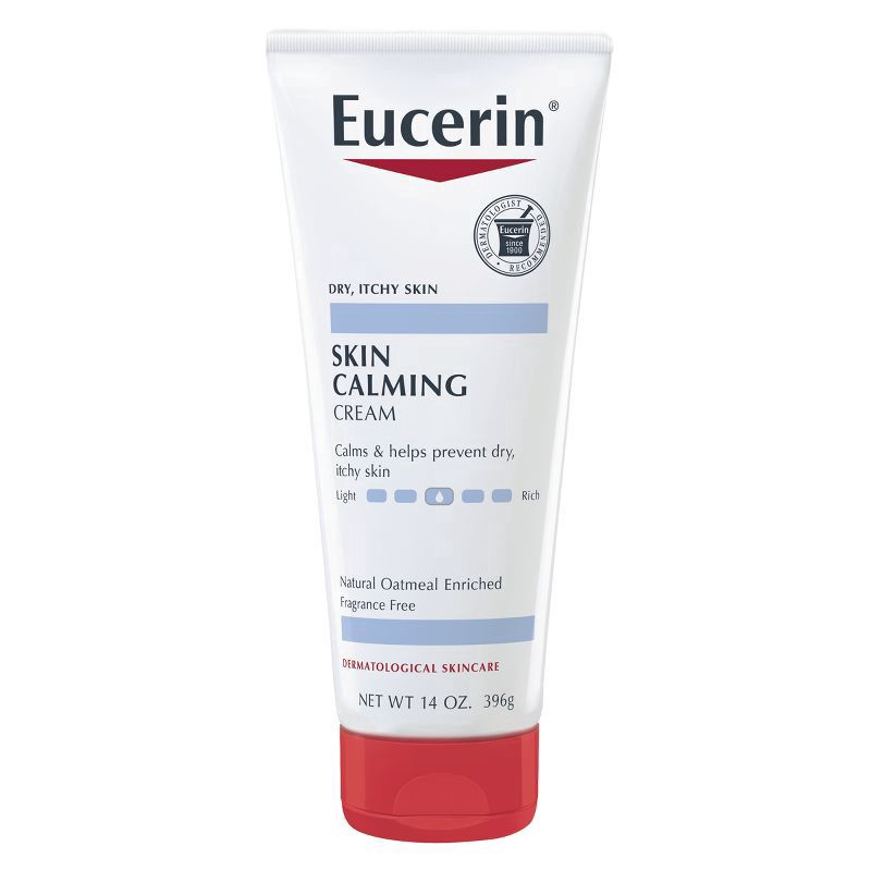 slide 1 of 4, Eucerin Skin Calming Daily Moisturizing Cream 14 oz. Tube, 14 oz