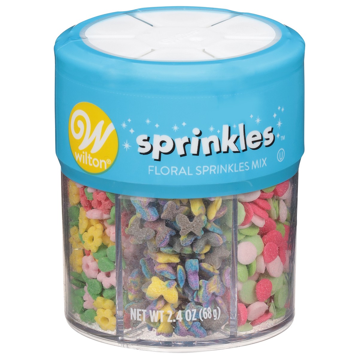 slide 2 of 13, Wilton Floral Mix Sprinkles 2.4 oz, 1 ct