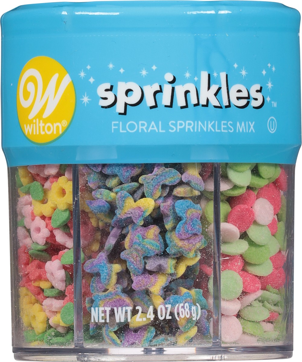 slide 10 of 13, Wilton Floral Mix Sprinkles 2.4 oz, 1 ct