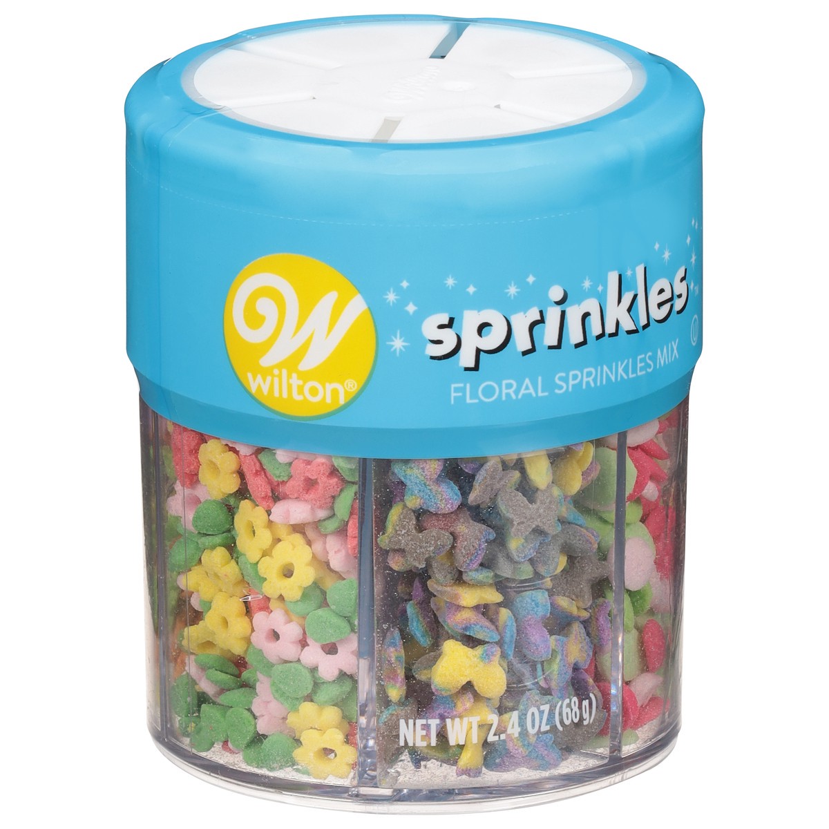 slide 11 of 13, Wilton Floral Mix Sprinkles 2.4 oz, 1 ct