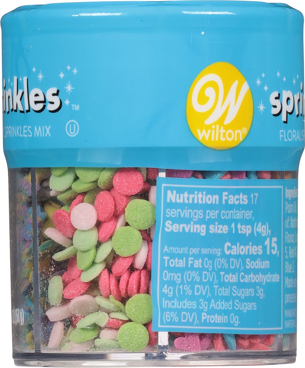 slide 9 of 13, Wilton Floral Mix Sprinkles 2.4 oz, 1 ct