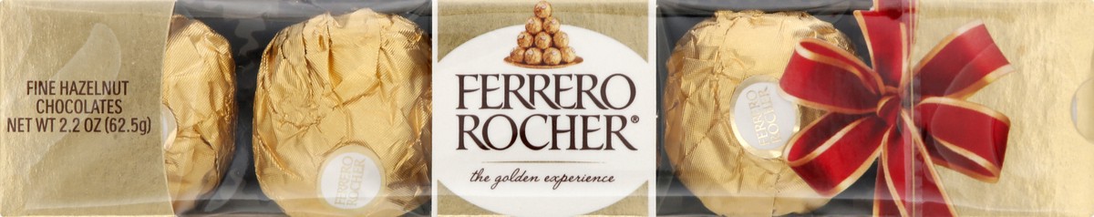 slide 8 of 10, Ferrero Rocher Fine Hazelnut Chocolates, Holiday Gift - 2.2oz/5pc, 2.2 oz