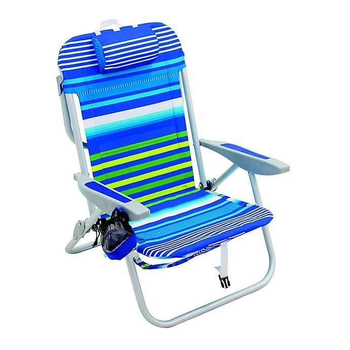 slide 1 of 4, Rio 5-Position Backpack Beach Chair, 1 ct