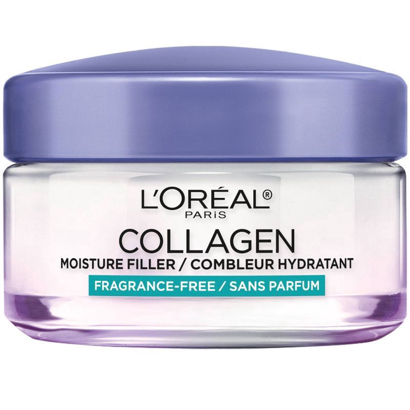 slide 1 of 9, L'Oréal Collagen Moisture Filler Fragrance Free Daily Moisturizer 1.7 oz, 1.7 oz