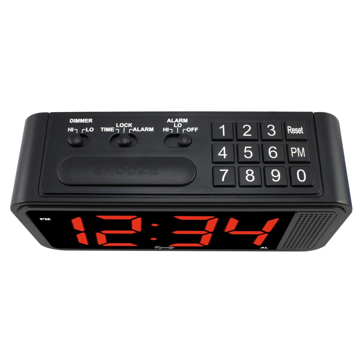 slide 13 of 13, Equity Quick-Set LED Alarm Clock, 1 ct