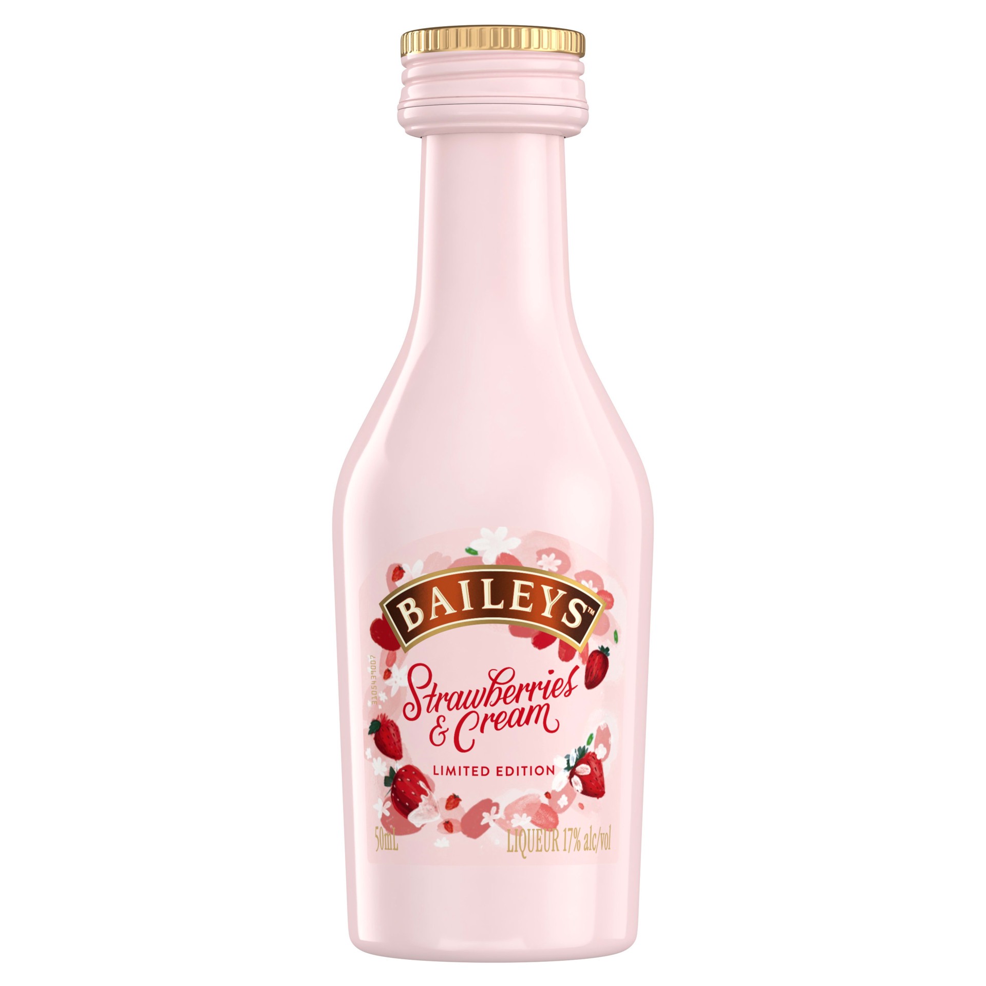 slide 1 of 3, Bailey's Baileys Strwberry Cream Irish Cream, 50 ml