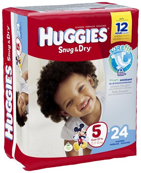 Couches Huggies Snug and Dry Taille 1 –