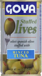 Goya Stuffed Olives With Minced Tuna 5.25 oz