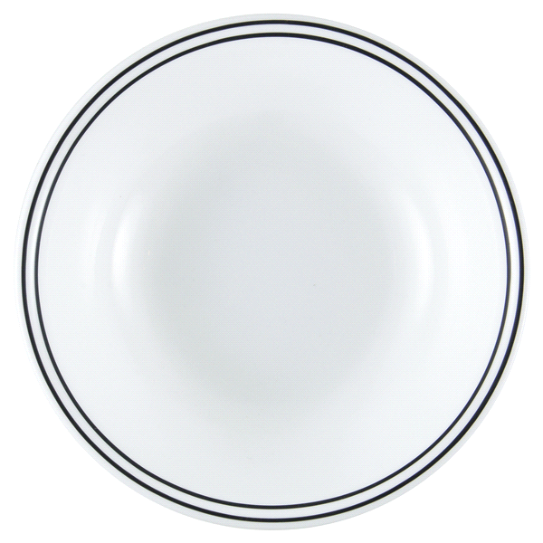 slide 4 of 9, Corelle Livingware City Block Bowl - Black & White, 18 oz