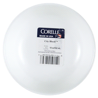 slide 7 of 9, Corelle Livingware City Block Bowl - Black & White, 18 oz