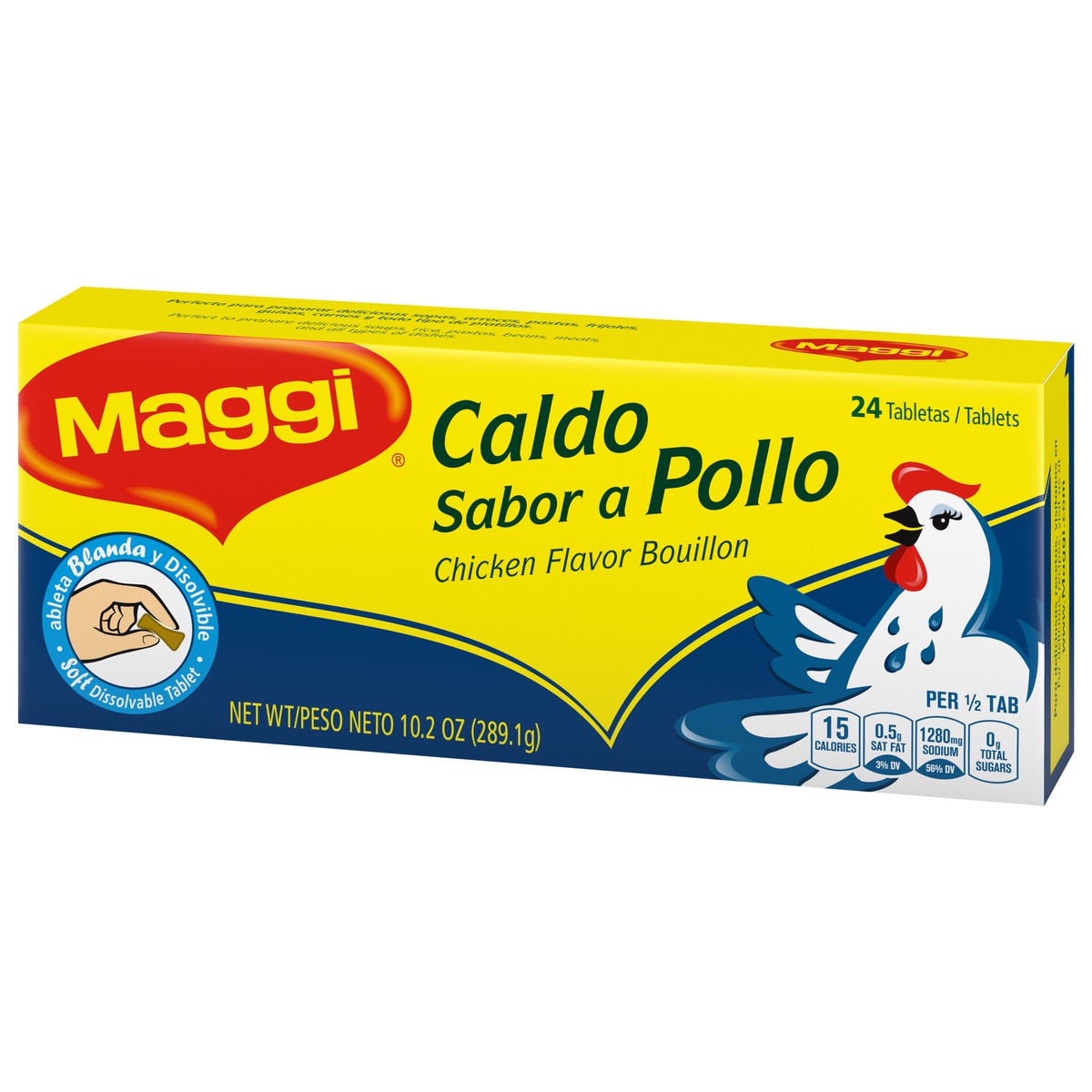 slide 7 of 9, Maggi Chicken Flavor Bouillon Tablets, 10.2 oz