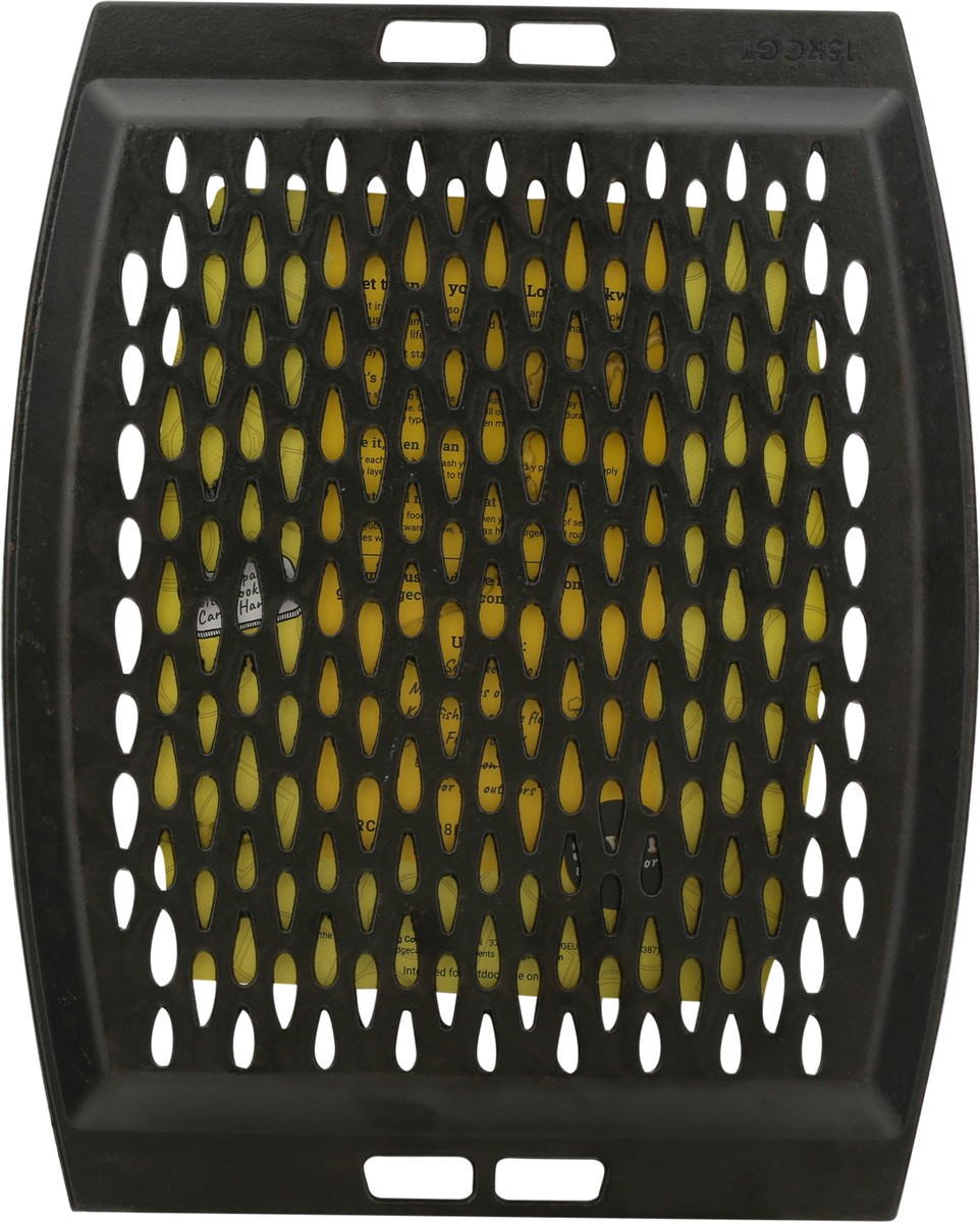 slide 3 of 9, Lodge Cast Iron Seasoned Grill Topper 1 ea, 1 ct