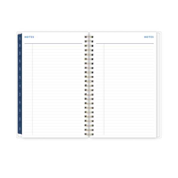 slide 5 of 5, Blue Sky Frosted Weekly/Monthly Safety Wirebound Planner, 5'' X 8'', Gemma Purple, January To December 2022, 1 ct