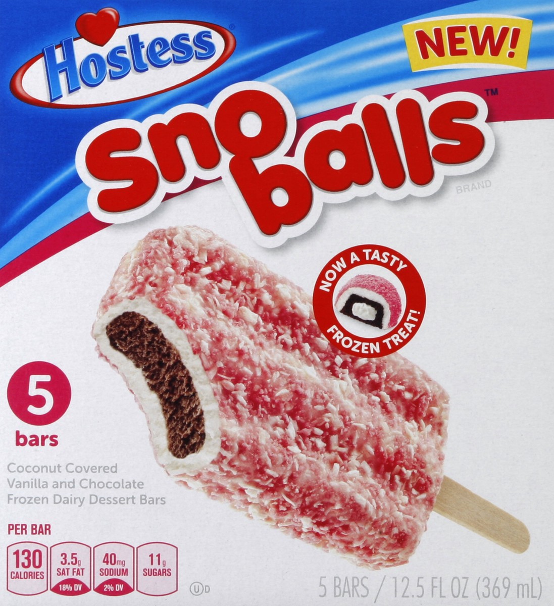 slide 4 of 4, Hostess SnoBall Bar, 5 ct