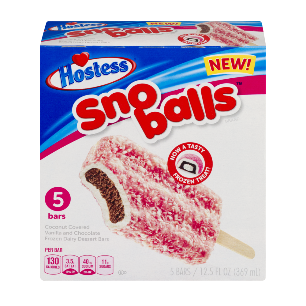 slide 1 of 4, Hostess SnoBall Bar, 5 ct