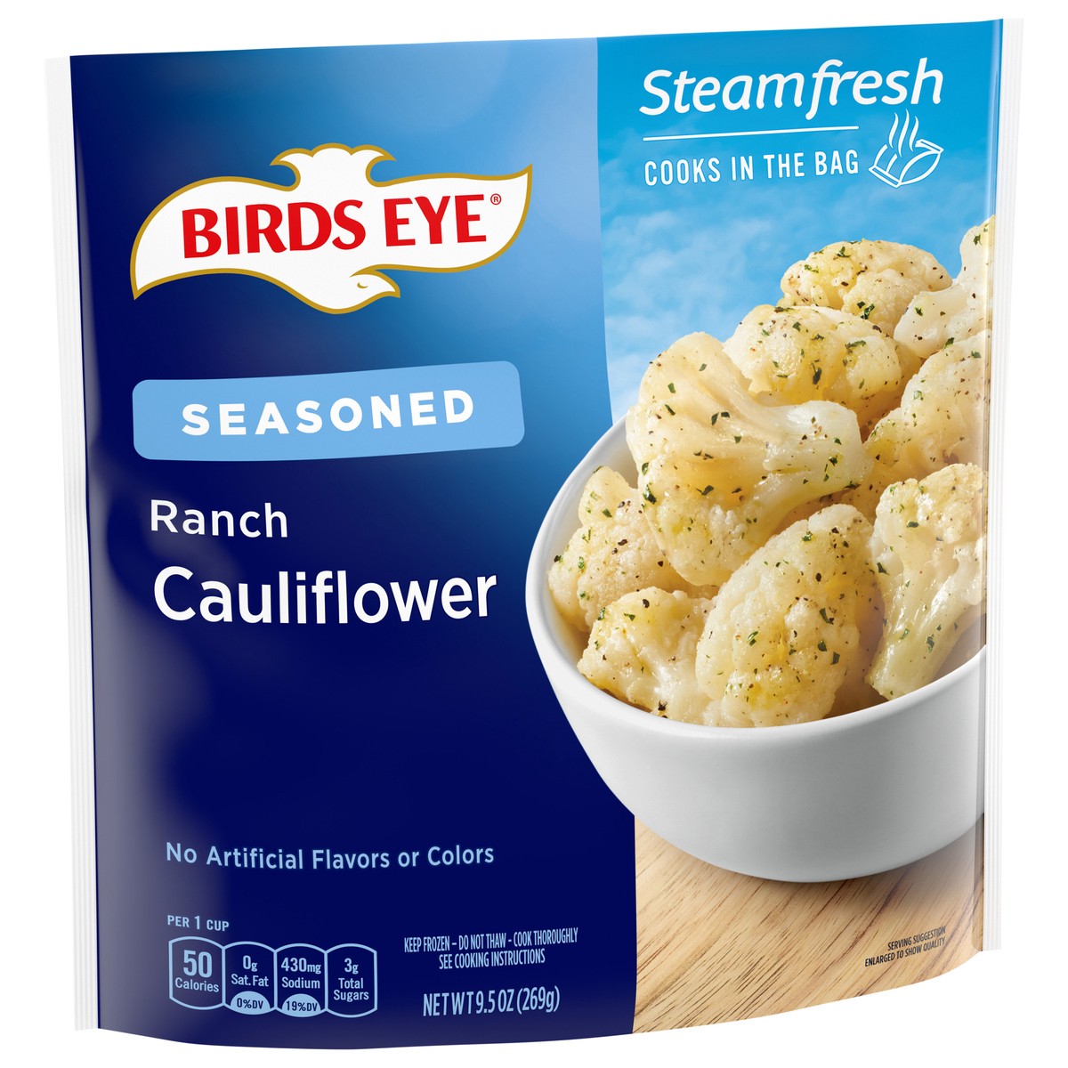 slide 2 of 9, Birds Eye Seasoned Ranch Cauliflower 9.5 oz, 9.5 oz