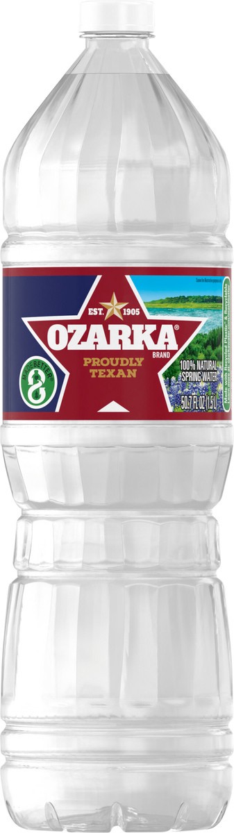 slide 2 of 7, OZARKA Brand 100% Natural Spring Water, 50.7-ounce plastic bottle, 50.7 oz