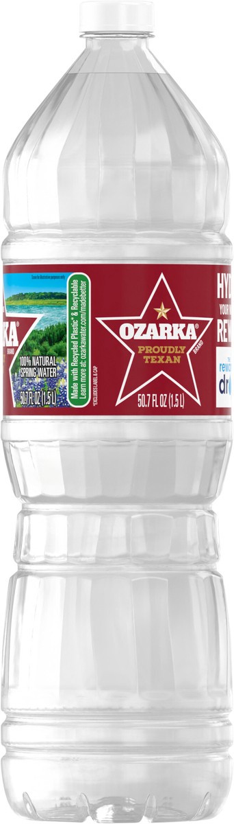 slide 3 of 7, OZARKA Brand 100% Natural Spring Water, 50.7-ounce plastic bottle, 50.7 oz