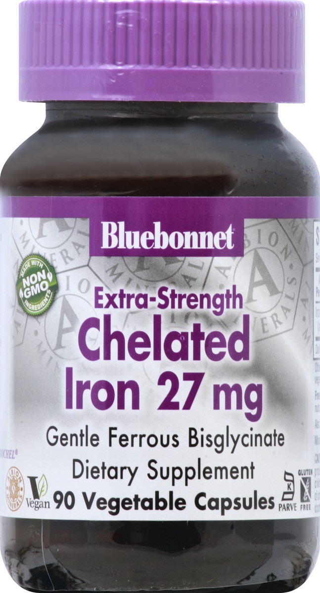 slide 3 of 10, Bluebonnet Nutrition Iron 90 ea, 90 ct