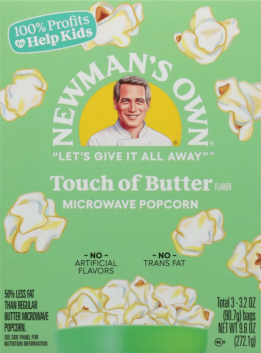 slide 6 of 9, Newman's Own Lite Butter Popcorn, 3 ct; 3.5 oz