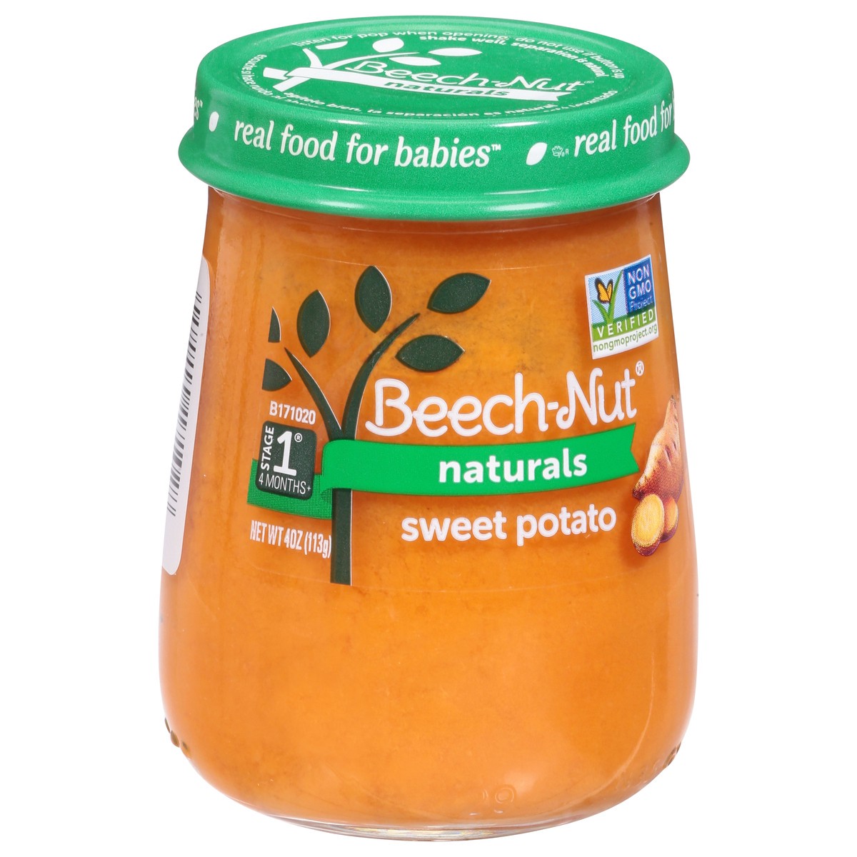 slide 8 of 13, Beech-Nut Naturals Stage 1 Baby Food, Sweet Potato, 4 oz Jar, 4 oz