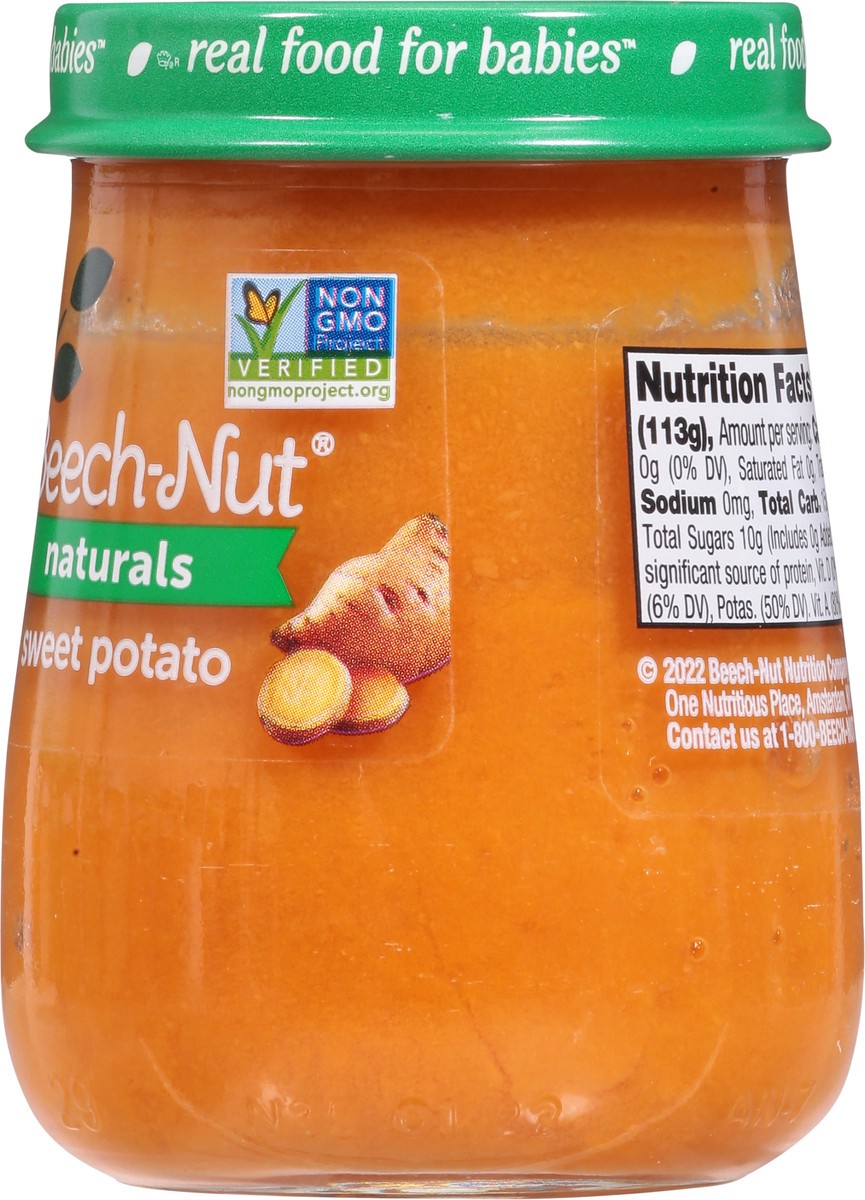 slide 9 of 13, Beech-Nut Naturals Stage 1 Baby Food, Sweet Potato, 4 oz Jar, 4 oz