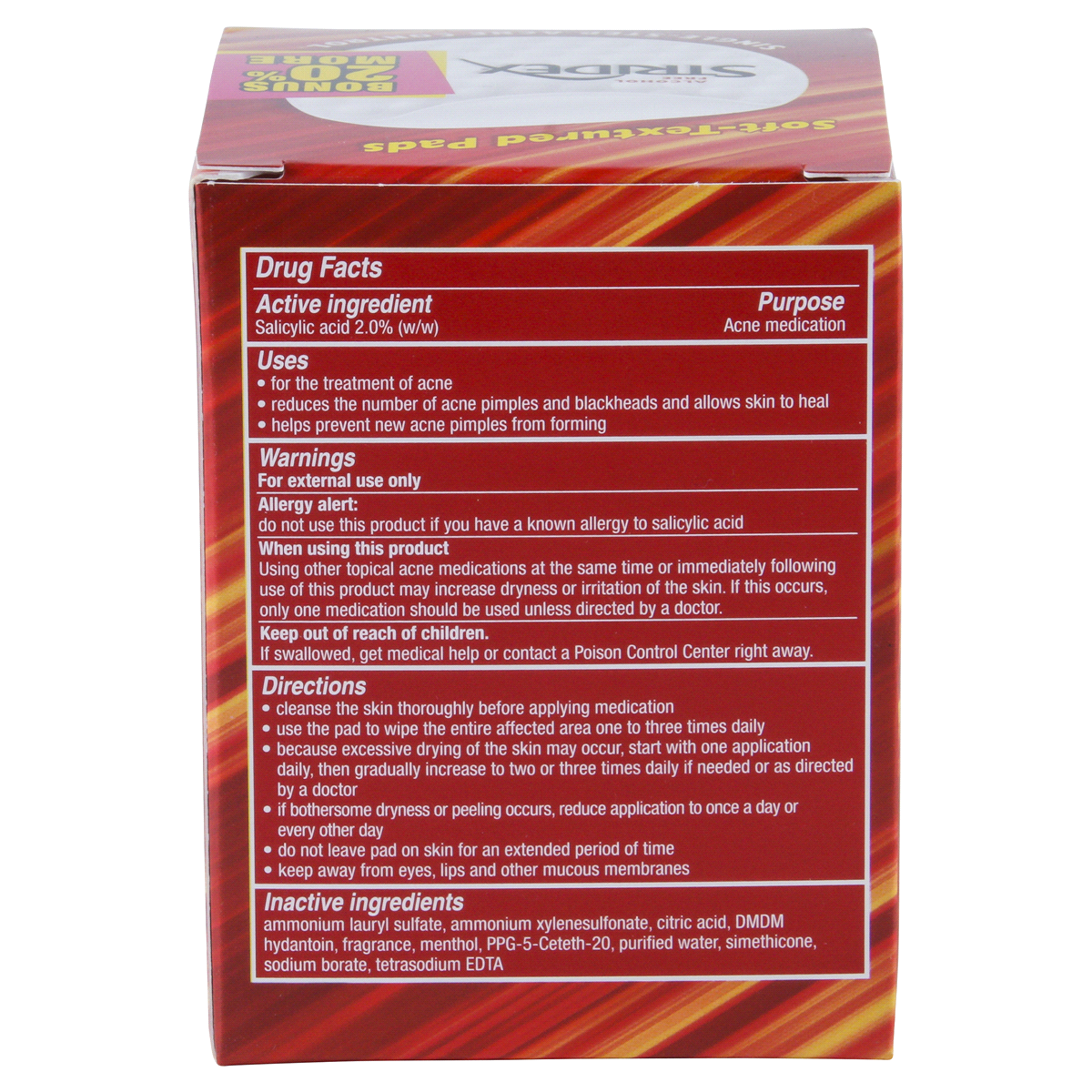 slide 2 of 5, Stridex Maximum Acne Medication Acne Pads, 90 ct