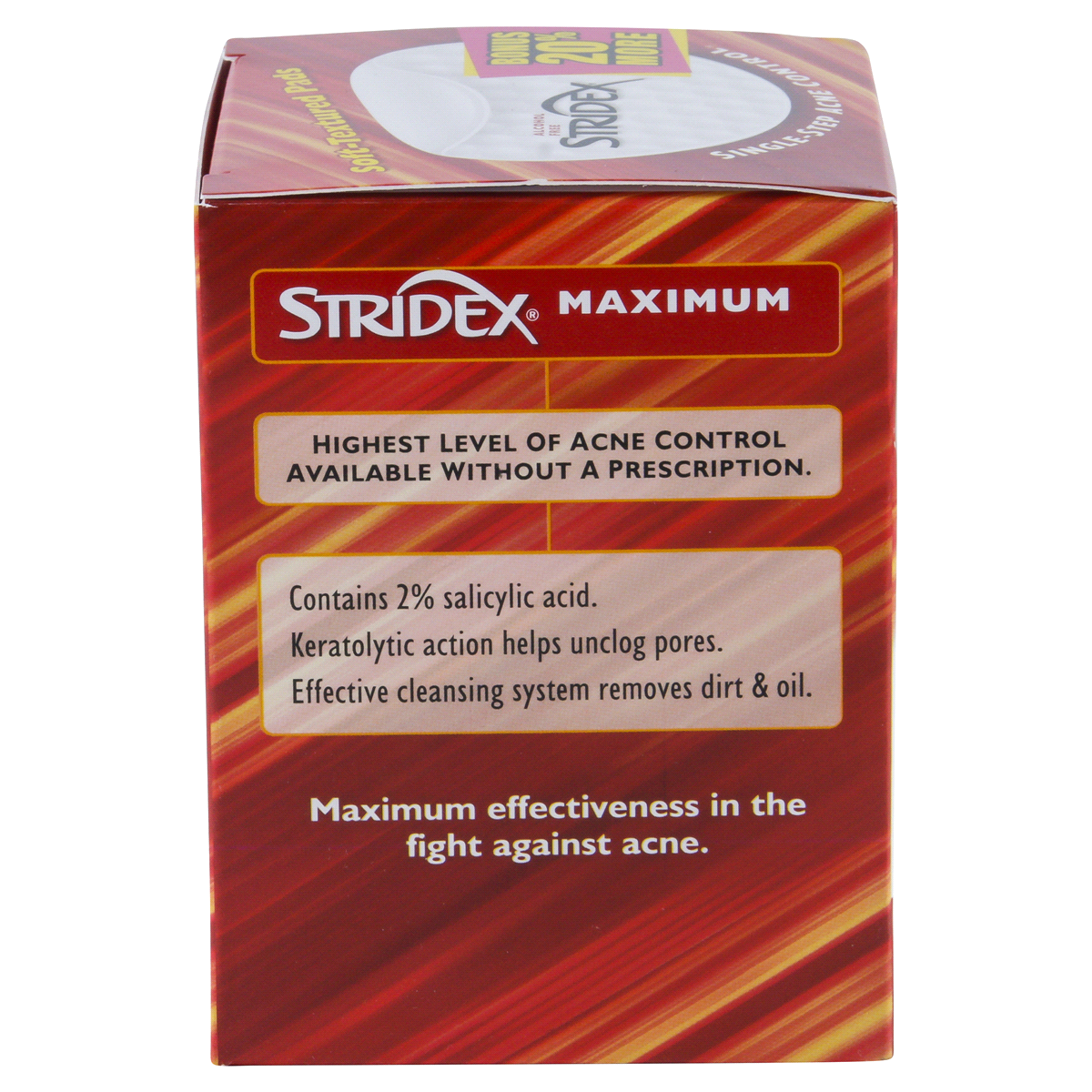 slide 4 of 5, Stridex Alcohol Free Maximum Acne Pads 90 ea, 90 ct