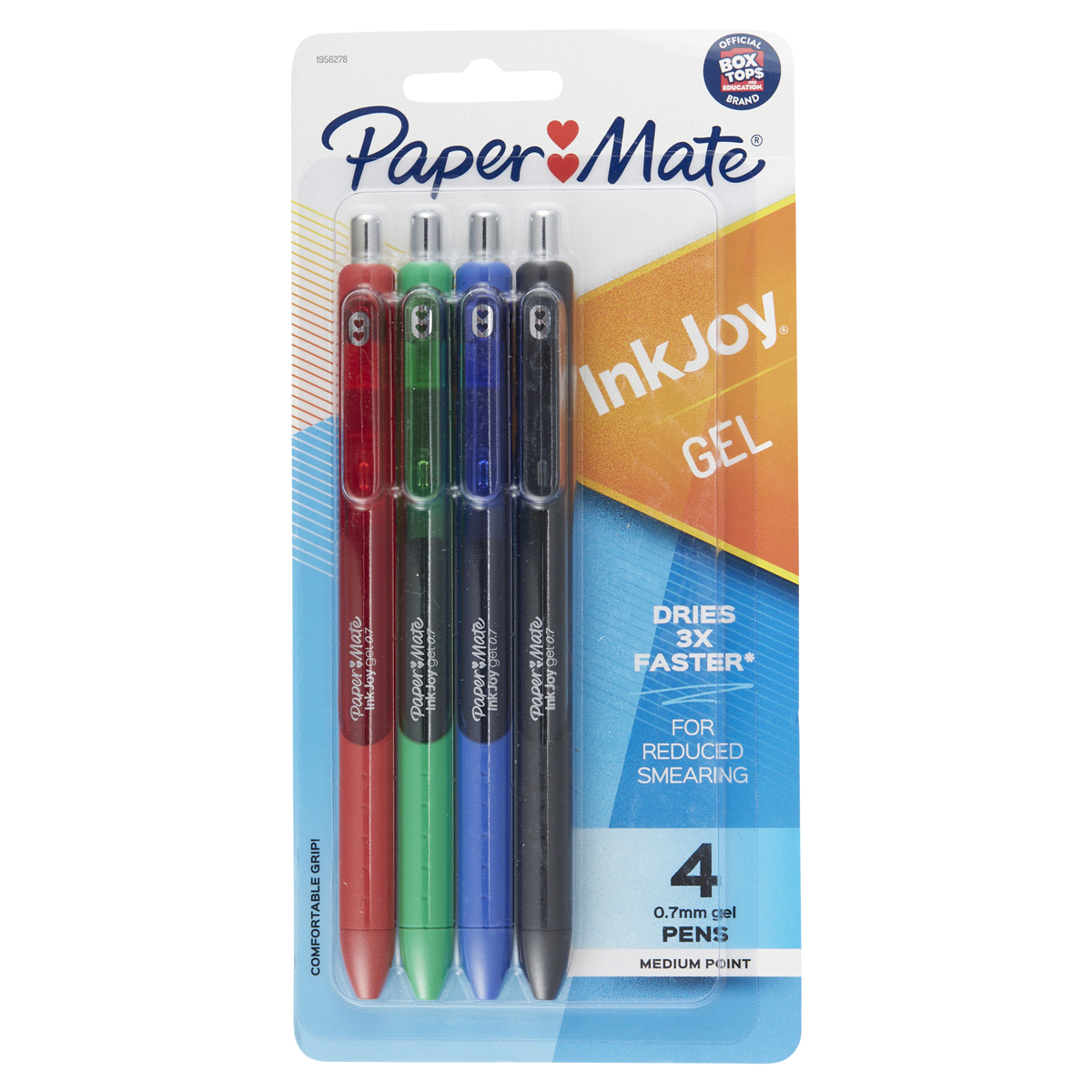 slide 1 of 1, Paper Mate InkJoy Gel Pens 0.7mm Medium Point Assorted Business, 6 ct