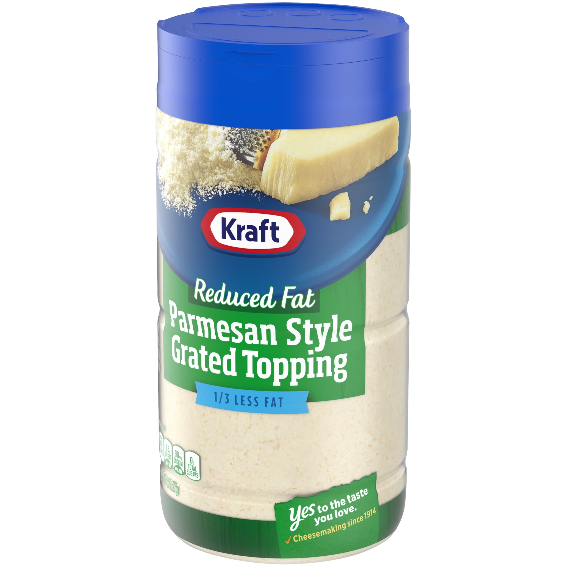 Kraft Parmesan Style Reduced Fat Grated Cheese Topping Shaker 8 oz Shipt