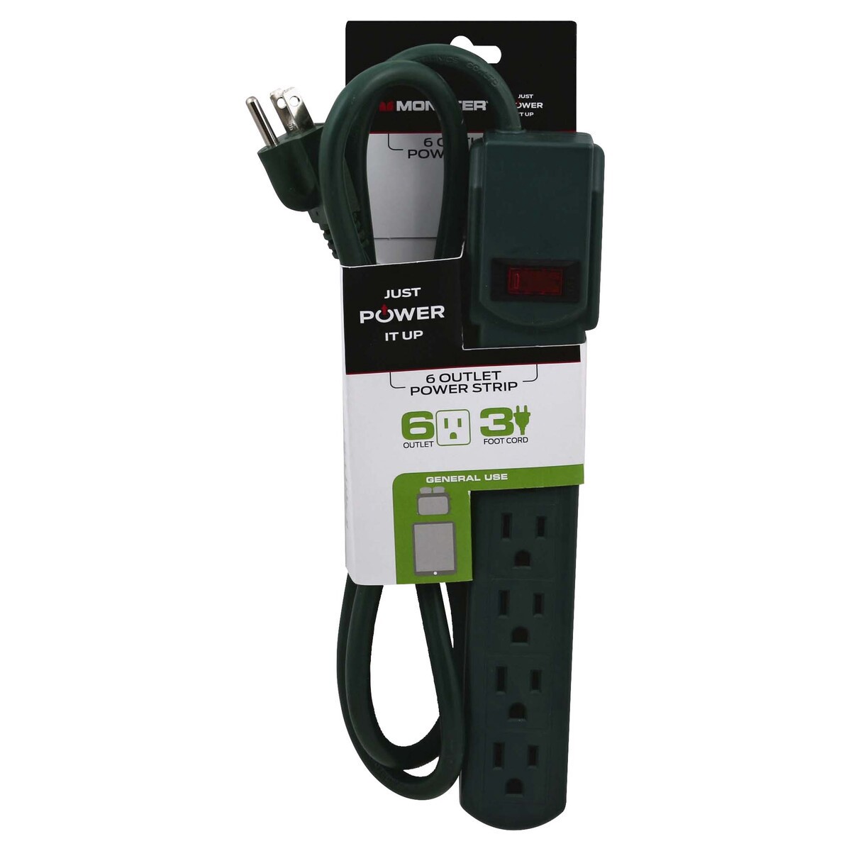 slide 3 of 7, Monster Power Strip 1 ea, 1 ct