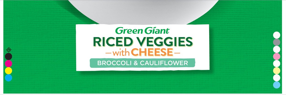 slide 2 of 4, Green Giant Broccoli & Cauliflower Riced Veggies with Cheese 10 oz, 10 oz