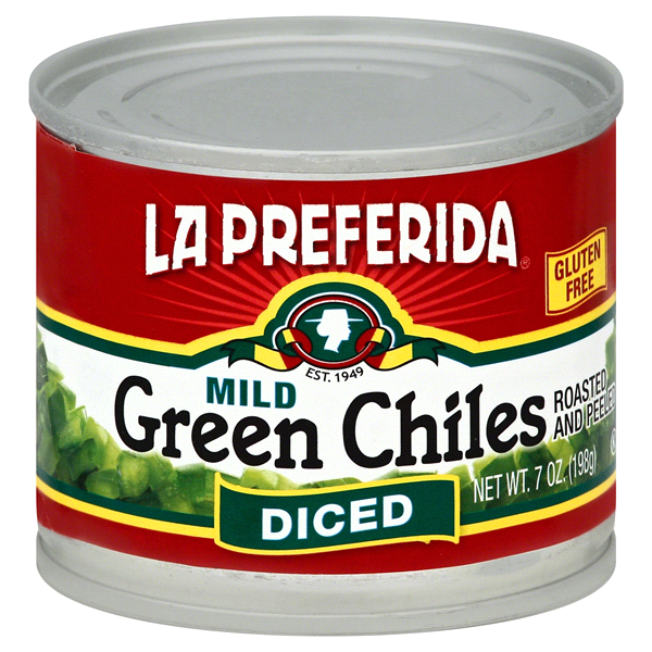slide 1 of 1, La Preferida Mild Diced Green Chiles, 7 oz