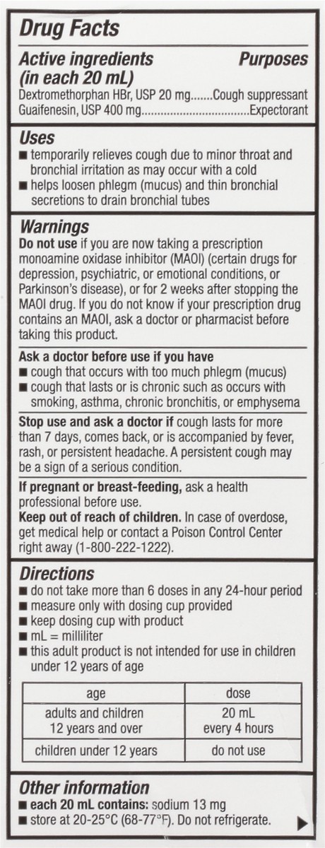 slide 14 of 15, TopCare Health Non-Drowsy Maximum Strength Raspberry Menthol Flavor Tussin DM Max 4 fl oz, 4 fl oz