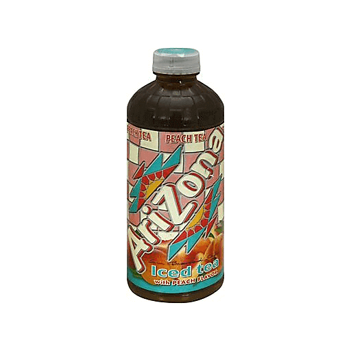 slide 1 of 1, AriZona Peach Tea - 34 oz, 34 oz