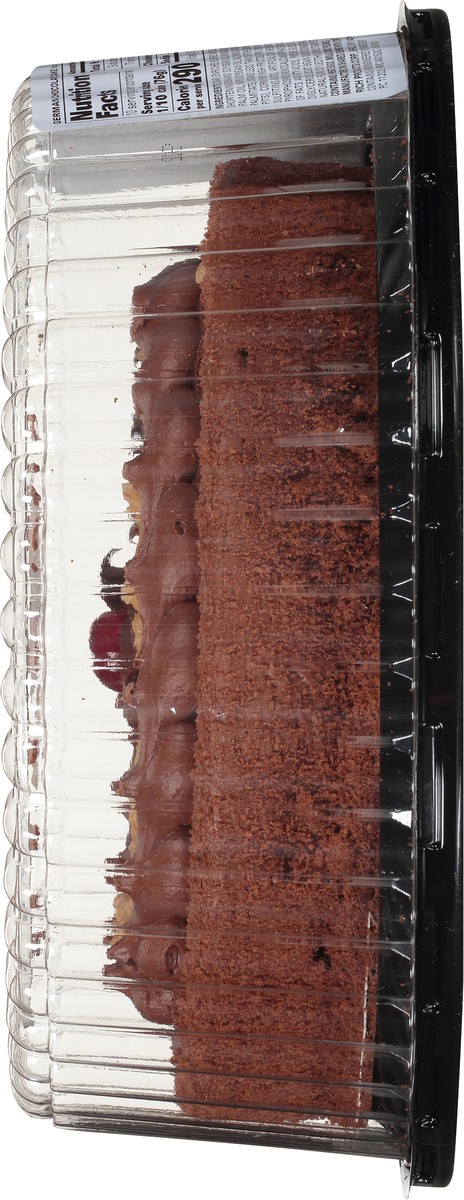 slide 4 of 7, 8" German Chocolate Single Layer Cake, 0.77 kg