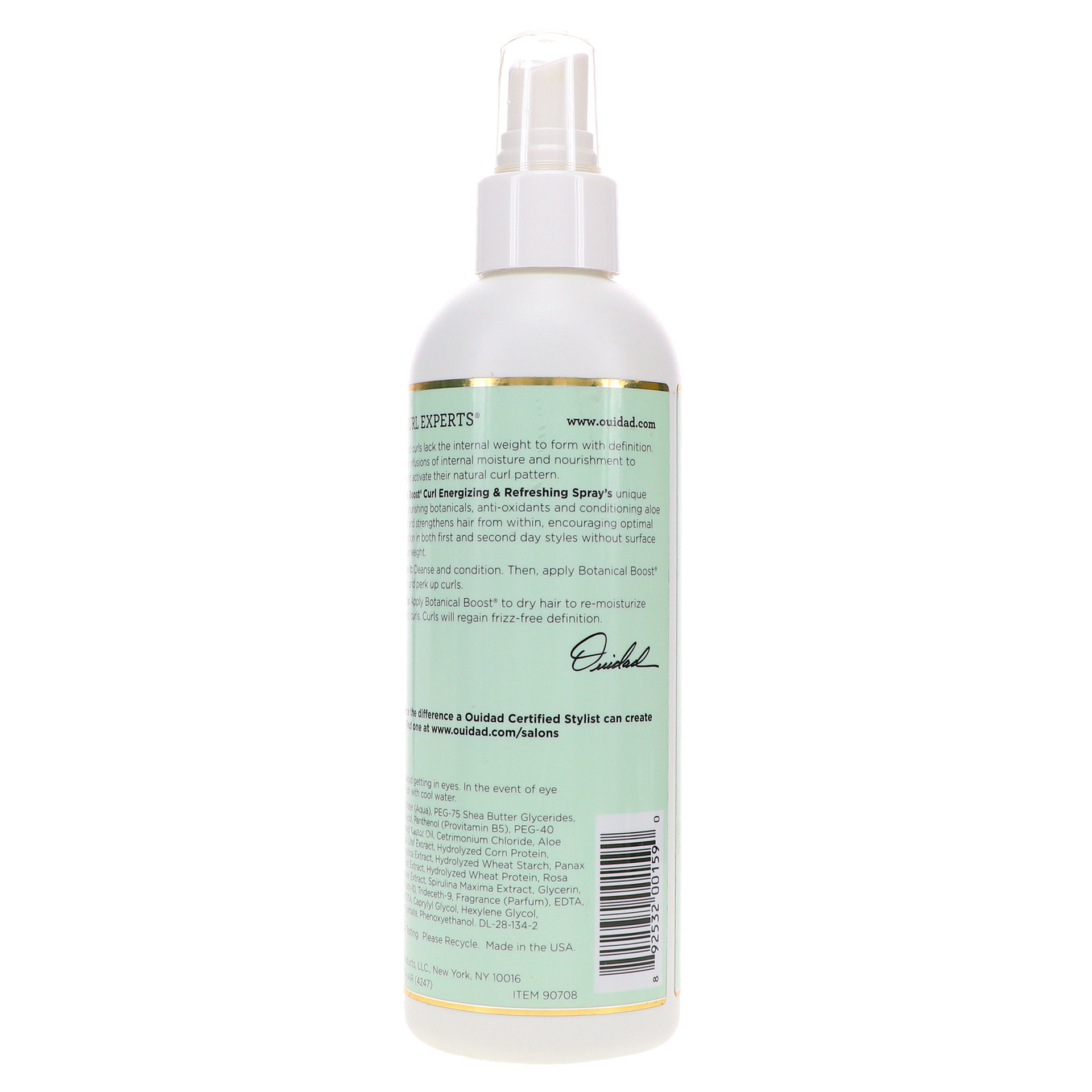 slide 4 of 5, Ouidad Botanical Boost Curl Energizing & Refreshing Spray, 8.5 fl oz