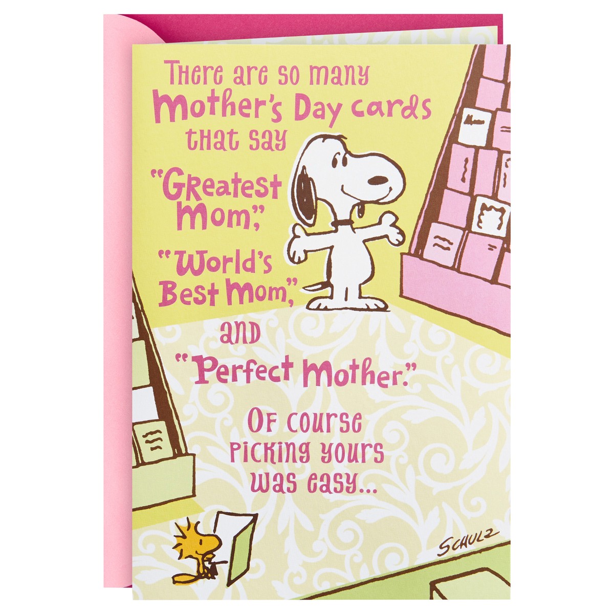 slide 1 of 5, Hallmark Funny Mother''s Day Card for Mom (Snoopy and Woodstock, Mini Cards Inside), 1 ct