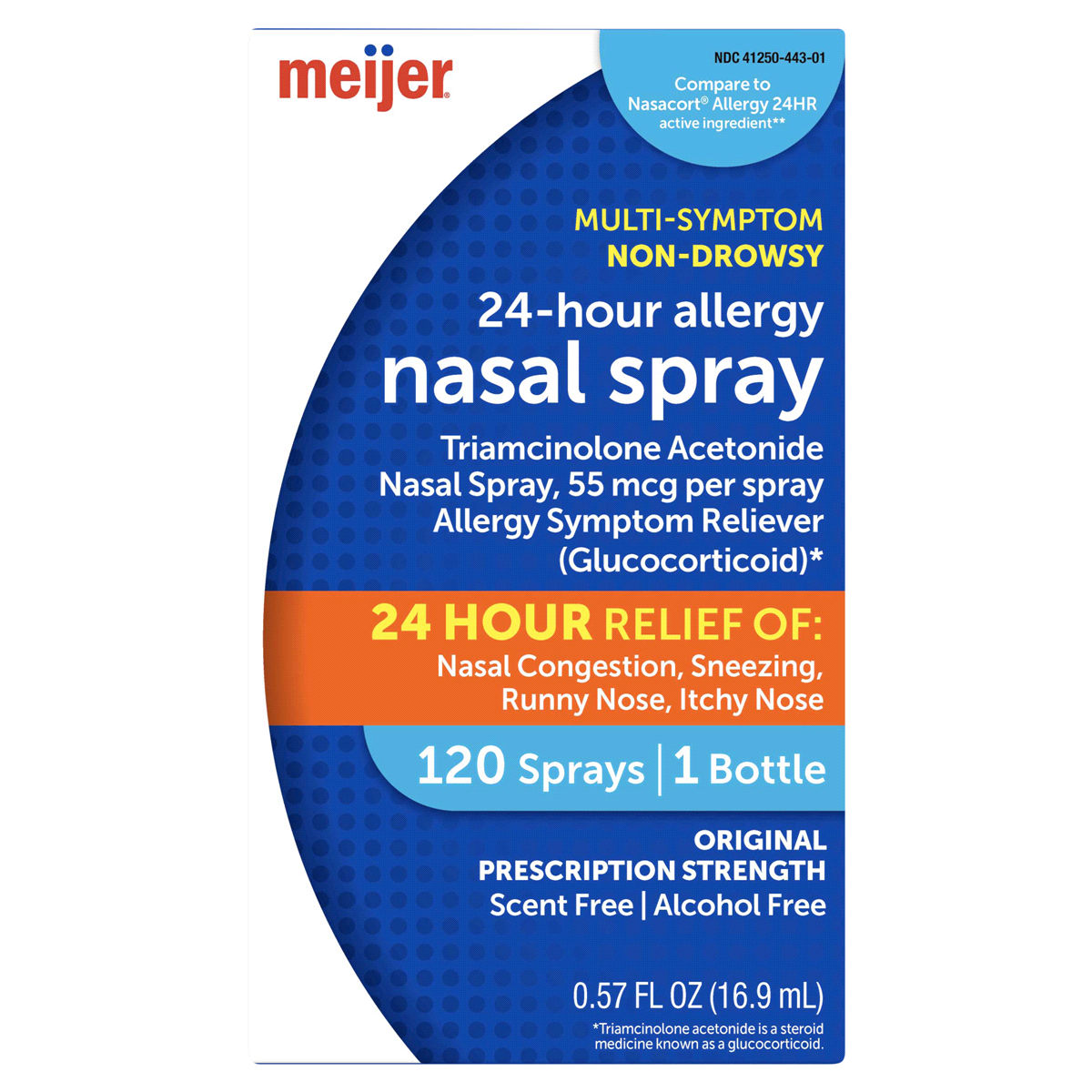 Meijer Triamcinolone Acetonide Nasal Allergy Spray 55 Mcg Per Spray 057 Oz Shipt 3564