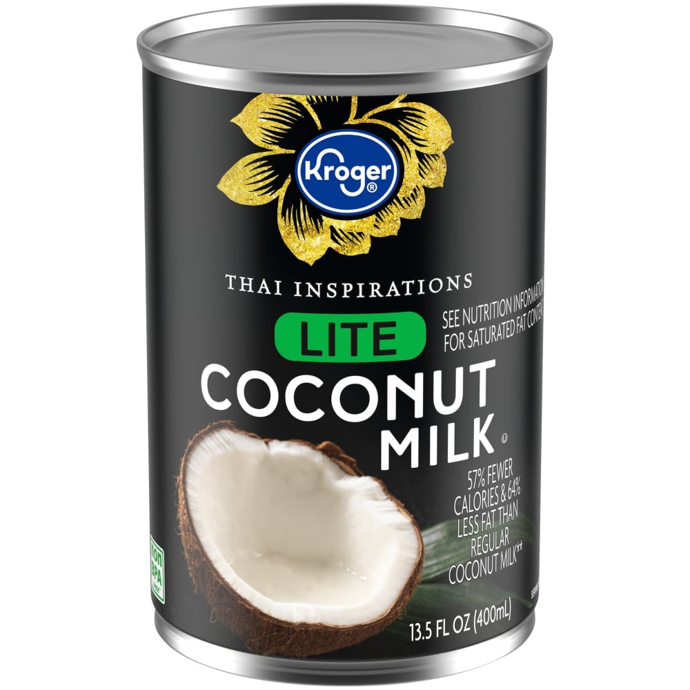 slide 1 of 1, Kroger Lite Coconut Milk, 13.5 fl oz