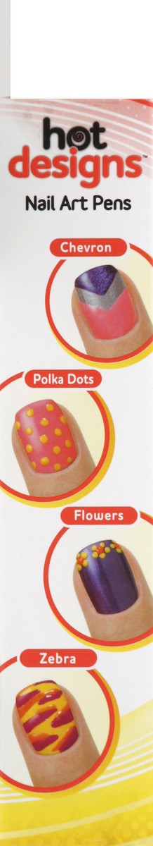 slide 5 of 5, Hot Designs Nail Art Pens 6 ea, 1 ct