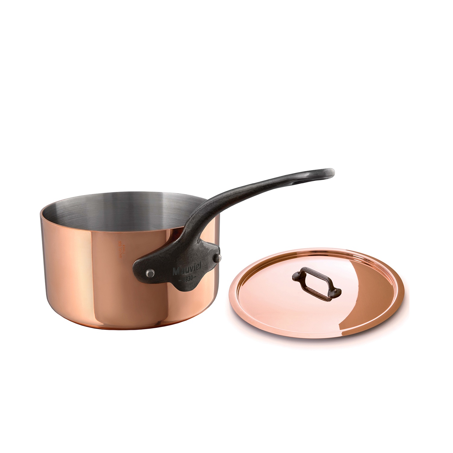 slide 1 of 1, Mauviel Mheritage 250c Covered Saucepan, Copper, 1.9 qt