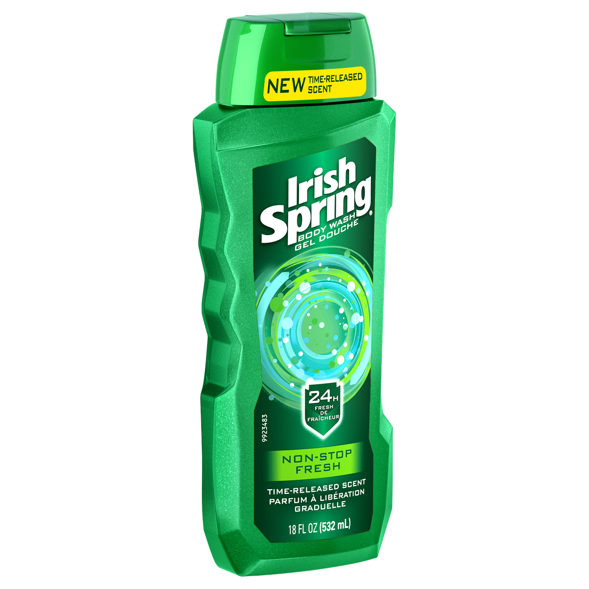 slide 3 of 3, Irish Spring Non Stop Fresh Body Wash, 18 fl oz