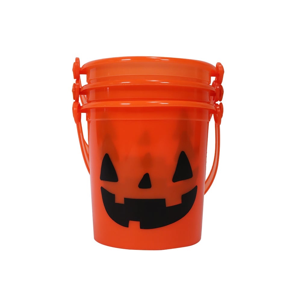 slide 1 of 1, Holiday Home Mini Bucket - Orange, 3 ct