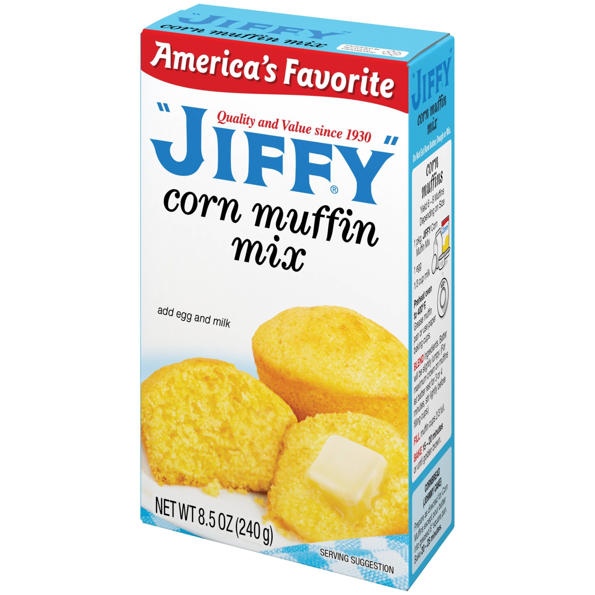 slide 1 of 10, Jiffy Corn Muffin Mix, 8.5 oz