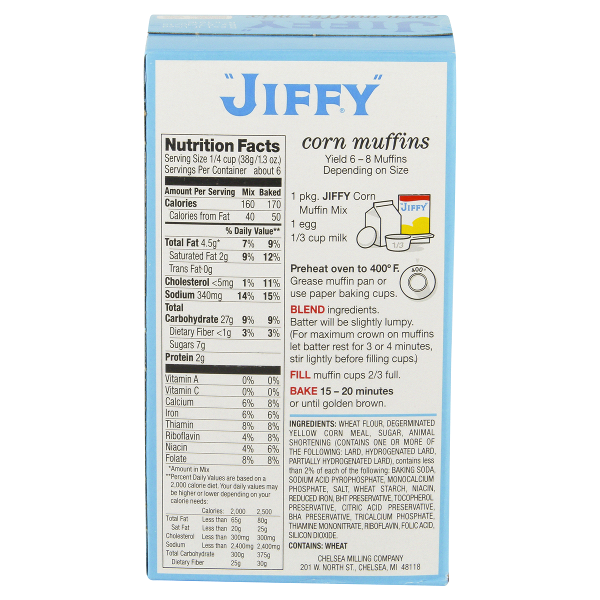 slide 10 of 10, Jiffy Corn Muffin Mix, 8.5 oz